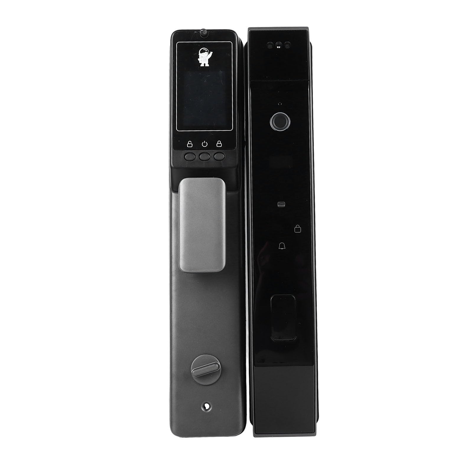 Serrure de porte intelligente sans clé avec identification d'empreintes digitales, reconnaissance faciale 3D, mot de passe, clés, serrure électronique pour la maison, l'appartement, le bureau
