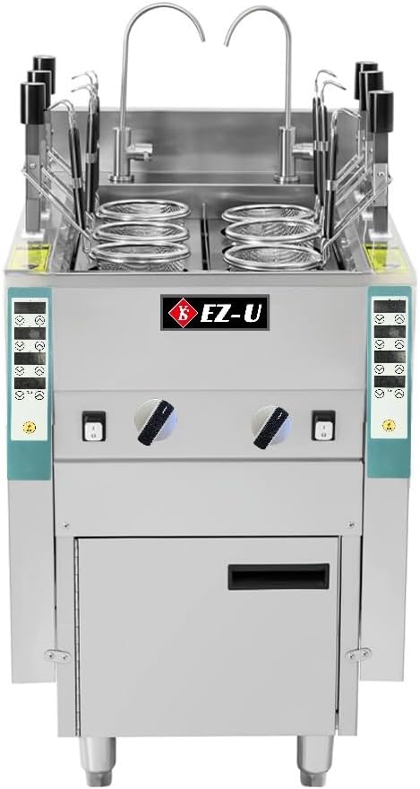 Commercial automatic lifting noodle cooker Natural Gas Ramen/Noodle Cooker Range With Thermostat Control, Commercial Kitchen Equipment 110V and 220V are both usable.