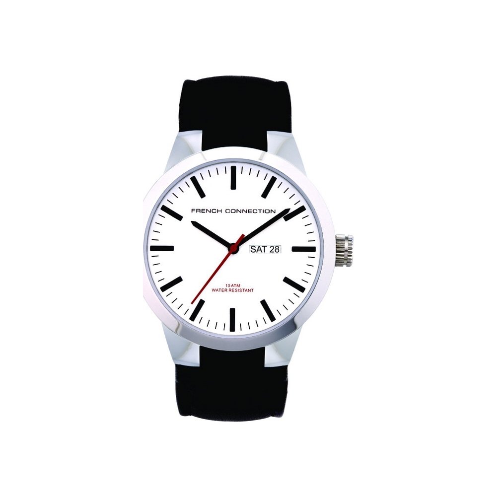 French Connection Analog White Dial Mens Watch-FC1042W (B002H6K0GO) Amazon Price History, Amazon Price Tracker