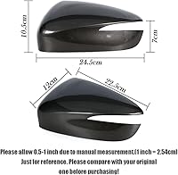 Vista 26 de Para Mazda CX-5 CX5 2015 2016 para Mazda CX-3 CX3 2016-2019 Cubierta del espejo retrovisor ala puerta lateral Shell House Gris derecho