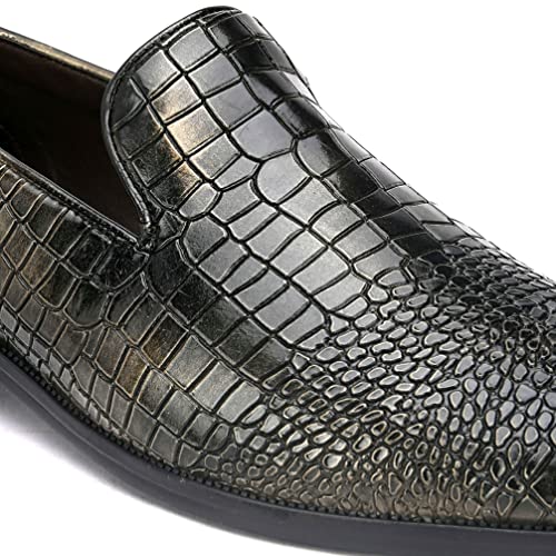 Image of San Frissco Mens Bm 2022 San Frissco Men's Loafers Handcrafted Casual Slip On Shoes Textured Upper /Soft Cushioned Footbed with TPR Sole /Comfortable Lightweight Flexible for Party, Office 9 (Copper)