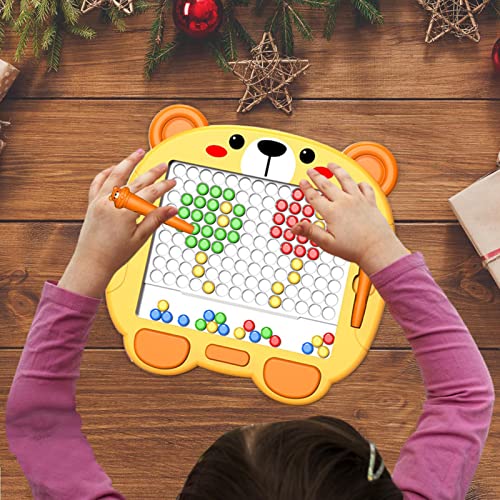 ponto magnético - Kids Board Com Caneta Magnética | Almofada tablet com ímã miçangas, tabuleiro escr