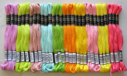 30 X cotone Twist + Stick + filo da ricamo @ +