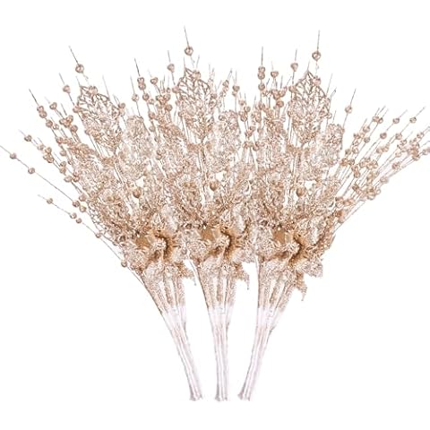 Cymax Rose Gold Glitter Berry Stems Cover