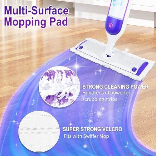 Image of Cafonil 60 Pack Disposable Power Mop Pads for Swiffer Power Mop Pads | Compatible with Swiffer Power Mop Refills Thickened Multi-Surface Replacement for Swiffer Wet Pads Refill on Finished Floors