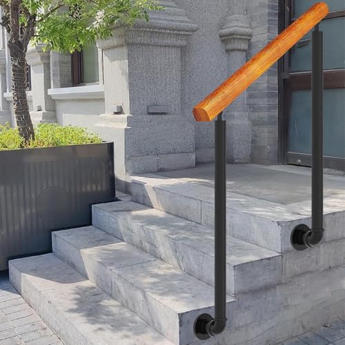 Rampe en bois pour escalier intérieur afin d'éviter les chutes