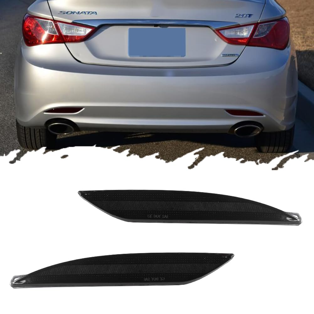Hyundai Sonata 2011-2015 Rear Bumper Reflector Passenger Side - DOT Certified Replacement Part HY1185115
