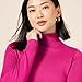 Amazon Essentials Women's Classic-Fit Lightweight Long-Sleeve Turtleneck Sweater (Available in Plus Size), Bright Pink, Medium