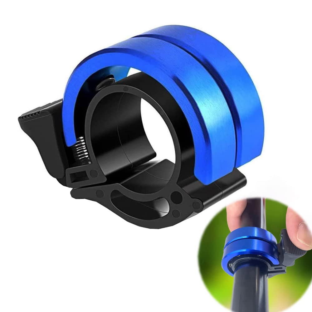 SYOSI Loud and Crisp Bike Bell Clear Sound Cycling Horn Mountain Bells for Bike Adult Bike Bell for Kids for 21-22mm Mountain Bikes, Road Bike Handlebars