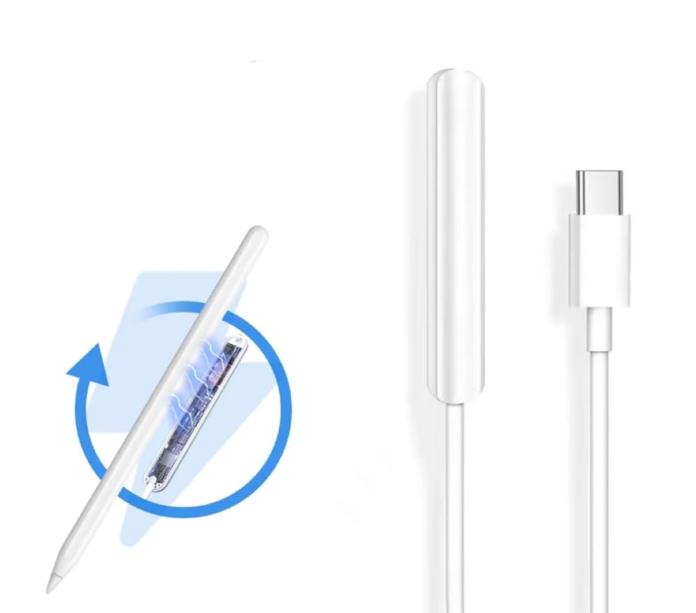 Image secondaire de Câble de Charge Magnétique USB-C pour Apple Pencil 2e Génération