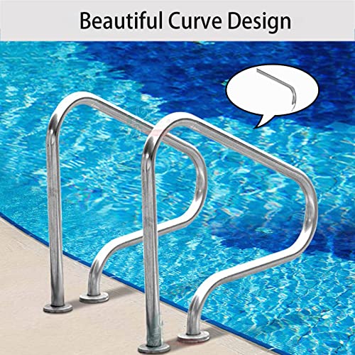 Barandal para piscina de acero inoxidable 304 resistente miniatura 4
