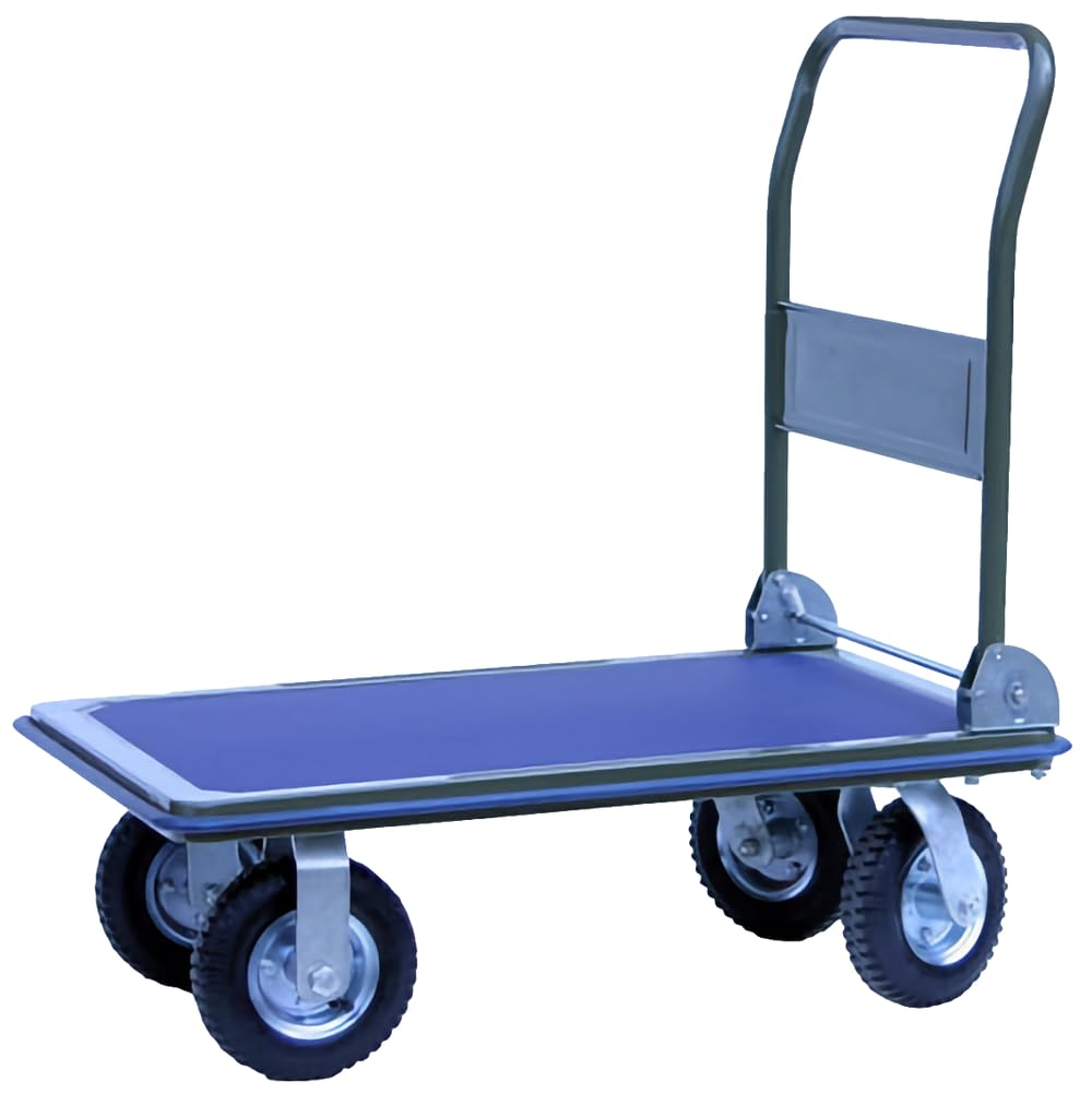 Bristol Tool Company Pneumatic Wheel Platform Truck - 350Kg Capacity 5060139816229