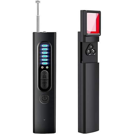 Hidden Camera Detector, Anti-Spy Camera Finder RF Signal & WiFi Scanner Hidden Devices Detector for GPS Trackers,5 Levels Sensitivity 4 Modes,Signal Scanner for Hotels,Car, Office, Travel