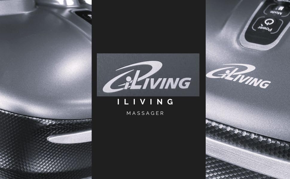 Masajeador de pies multifuncional iLiving ILG-928 con calor, shiatsu y compresión de aire – Amasado profundo y ajuste personalizado para alivio del dolor y relajación miniatura 4