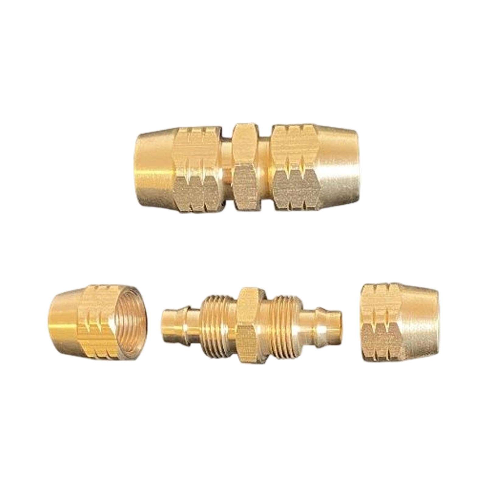 Leakproof Copper Tube Connectors Agricultural Sprays Pipe Repair Extension Pipes Joint Hose Splicer Enduring Hose Splicer Air Fitting