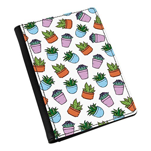 Porte-passeport bâche avec motif de plantes pour les vacances