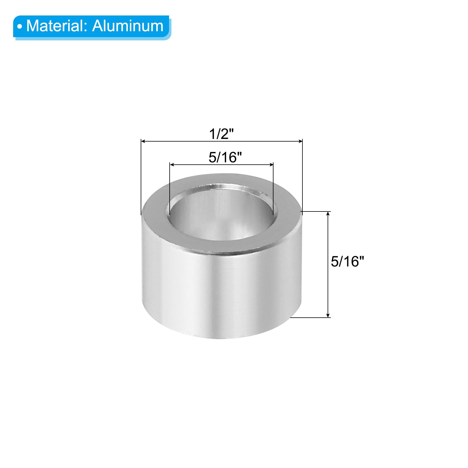 PATIKIL M8 Aluminum Spacers - Image 2