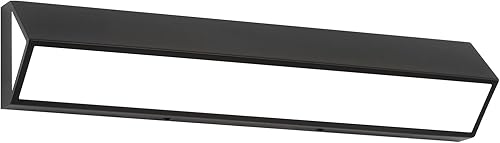 Miniatura 16 de Barra de luz LED moderna de 40 pulgadas para tocador de baño, negro mate, accesorios de iluminación de pared de acrílico moderno sobre espejo Negro