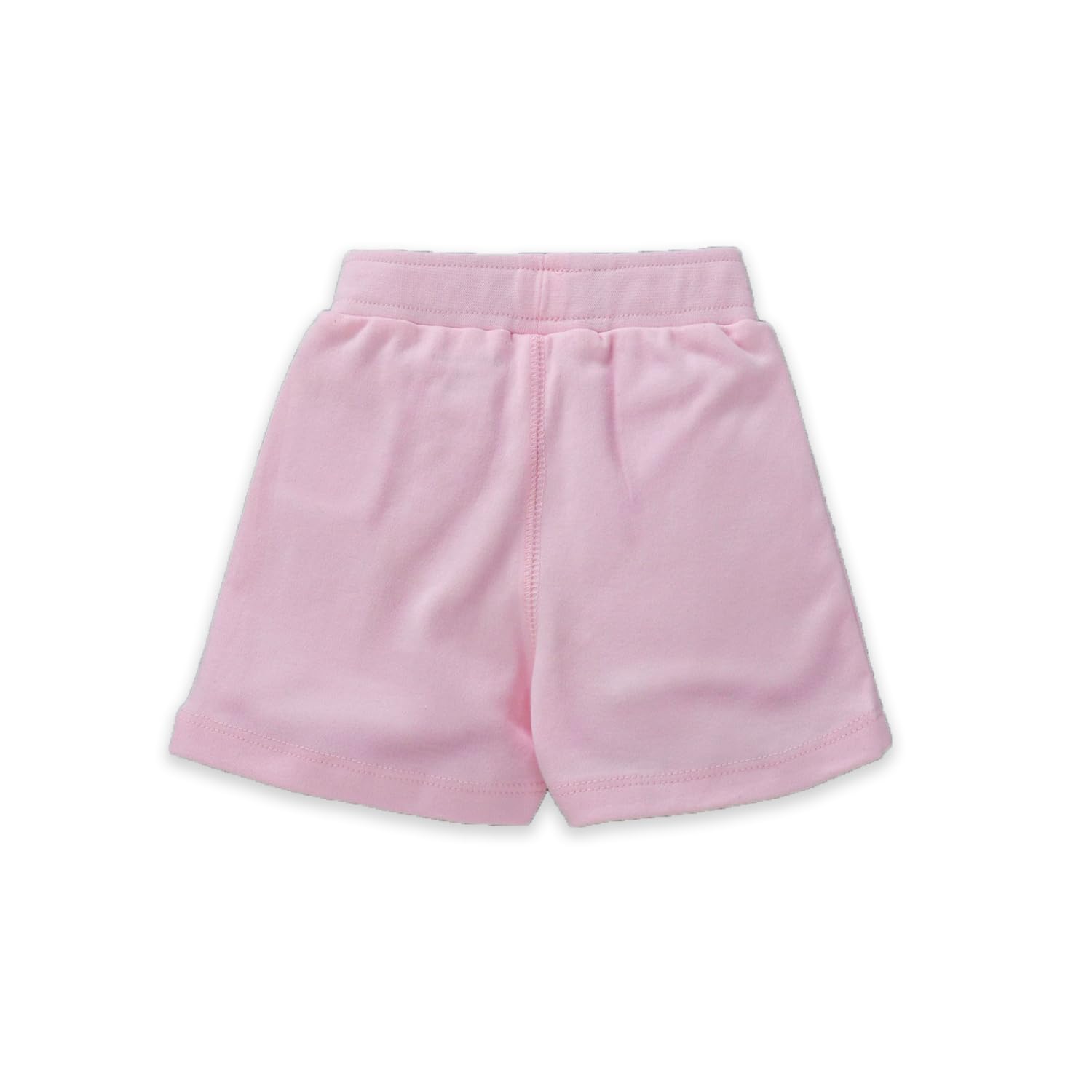 My Milestones Casual Cotton Shorts for Kids/Baby Girls - Pack of 2 (Pink/Aqua)(3 to 6 Months) - Image 5 thumbnail