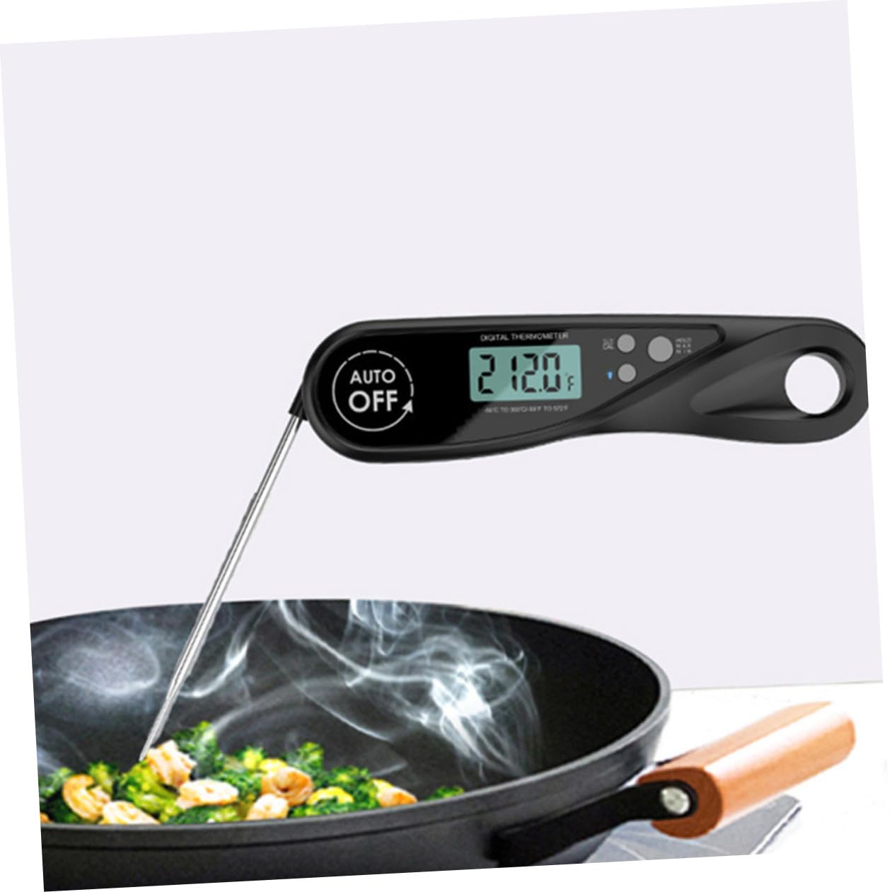 Cabilock 3 Pièces thermomètre barbecue thermometre cuisine thermomètre cuisine à viande de cuisson pour la viande s digital Acier inoxydable
