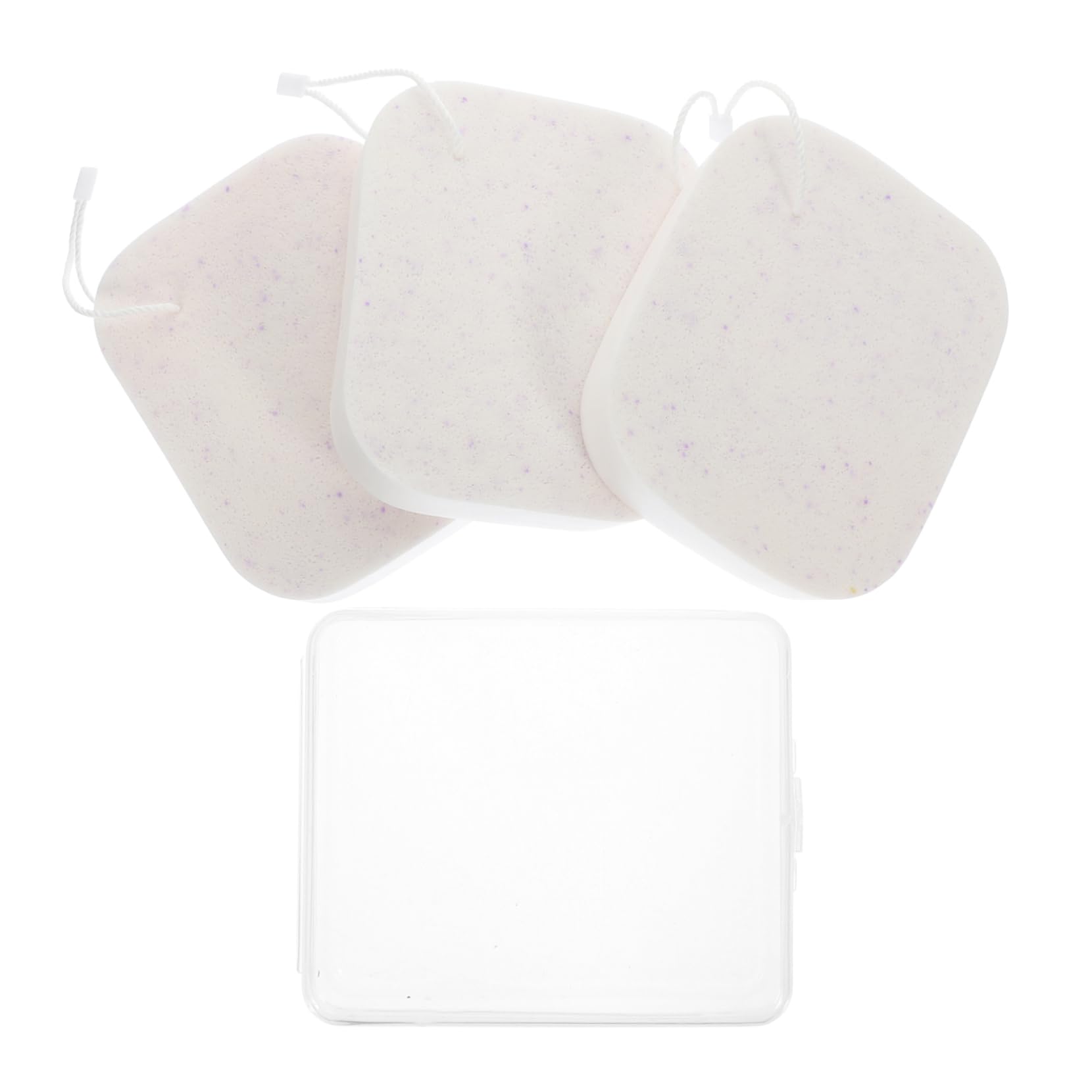 MAGICLULU 4 Sets Gesichts Make Up Schwämme Gesichtsschwämme Gesichtswaschschwämme Für Frauen Weiche Gesichtsschwämme Mädchen Gesichtsreiniger Gesichtsreinigungsschwamm