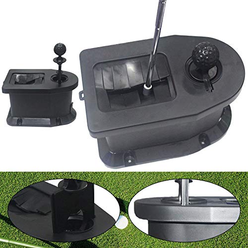 NaMaSyo-Golf-Club-Washer-Carro-de-golf-portatil-de-plastico-duro-negro-y-limpiador-de-pelotas-para-carro-de-golf