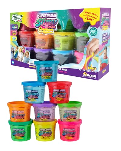 NATURALE: Realizzato secondo la formula svizzera! Le masse originali SLIMY sono realizzate senza parabeni o altri conservanti aggressivi e al 100% senza glutine. Tutte le materie prime essenziali provengono dalla Svizzera per la migliore qualità.