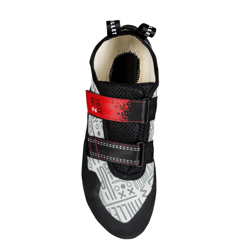 MILLET - Easy Up M- Pies de Gato Unisex para Adulto - Empeine de Polialgodón - Color: Gris/Rojo