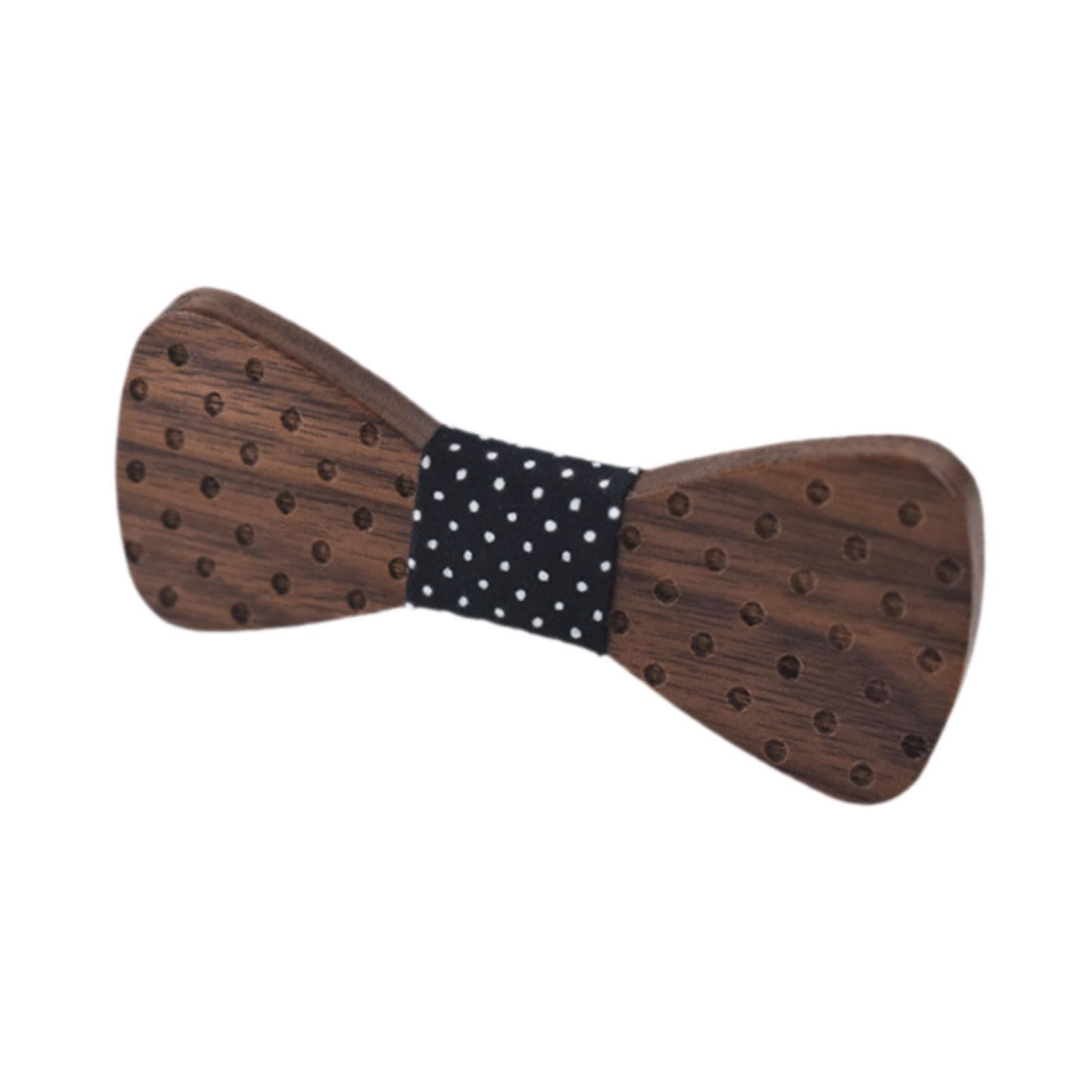 nivaa Wooden Bow Tie Gift Tuxedo Accessories Men Bowtie for Dinners Party Business-picture-35