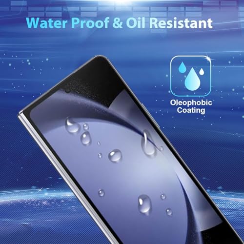Image of [2Set 6PCS] Screen Protector Compatible with Galaxy Z Fold 5 5G, 2 Inner TPU Films + 2 Outer Tempered Glass + 2 Camera Lens Protectors, High Clarity, Anti-Shatter