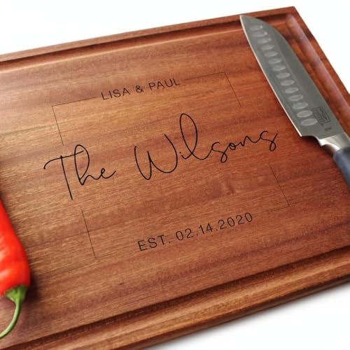 Tabla de Cortar Personalizada de Madera Rectangular miniatura 1