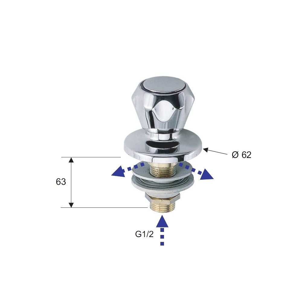Remer RUBINETTO BIDET Serie 1000-2000 25EX