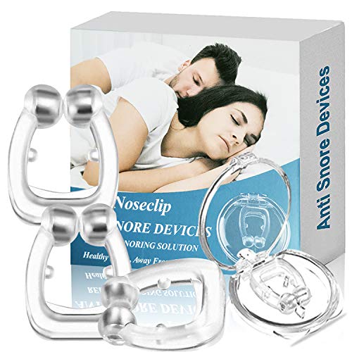 Joruby Set of 4 Anti Snoring Clip Snore Stopper Nose Vents Snore Reducing