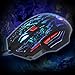 immagine 6HXSJ Tastiera da Gioco a Una Mano J50 Mouse da Gioco cablato con Luce di respirazione Combo Tastiera e Mouse a 7 Pulsanti DPI 700 DPI