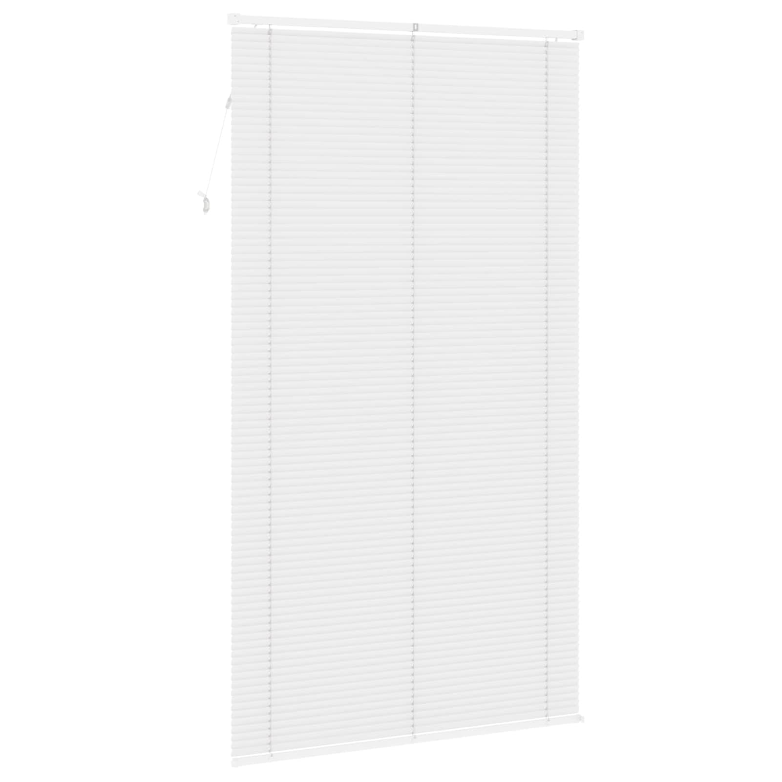 Gecheer Tenda Veneziana in PVC, Tapparella Regolabile per Controllo Luce e Privacy, 213 x 120 cm Bianco, per Interni Casa, Ufficio e Studio