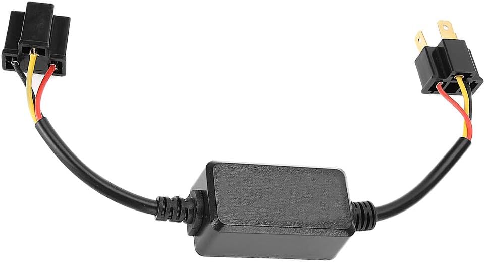 本物 Ledデコーダー 2個のちらつき防止9v 12v Led車のヘッドライト フォグランプ用の実用的なledロー Obc警告エラーコードを解決します電球の取り外し ハイビームヘッドライトは