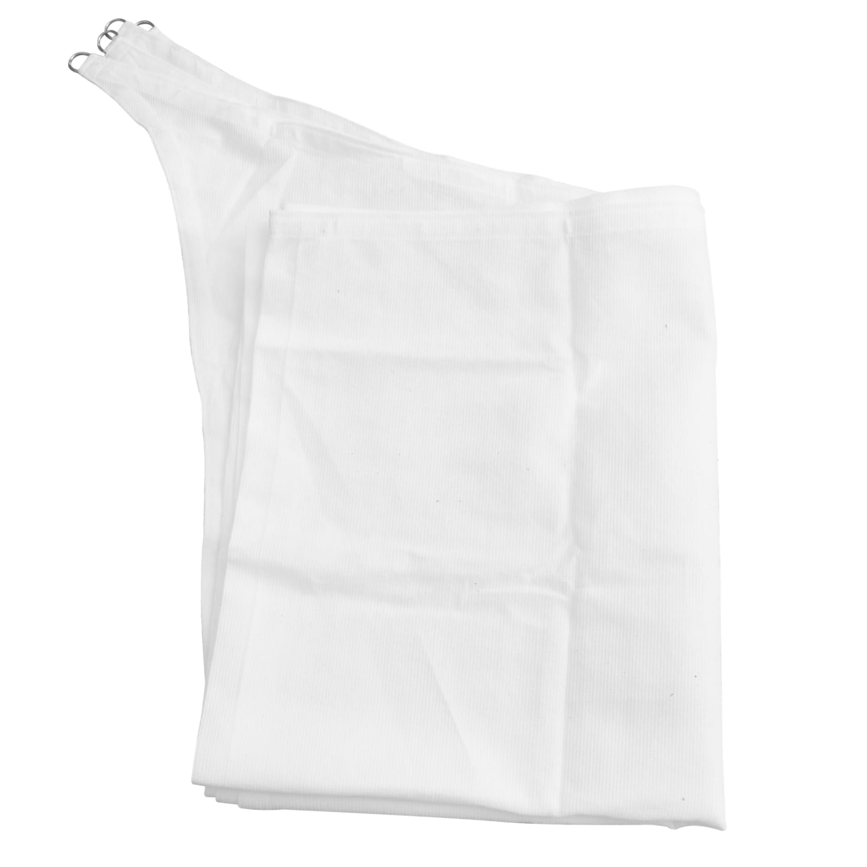 Voile de vent blanche pour camping et aménagement de pergola de jardin