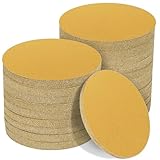 Sruhrak 100 Pezzi Disco Abrasivo 125mm Grana 220, Carta Vetrata per Levigatrice Orbitale, Per Finitura Satinata Legno e Preparazione Pittura Metallo