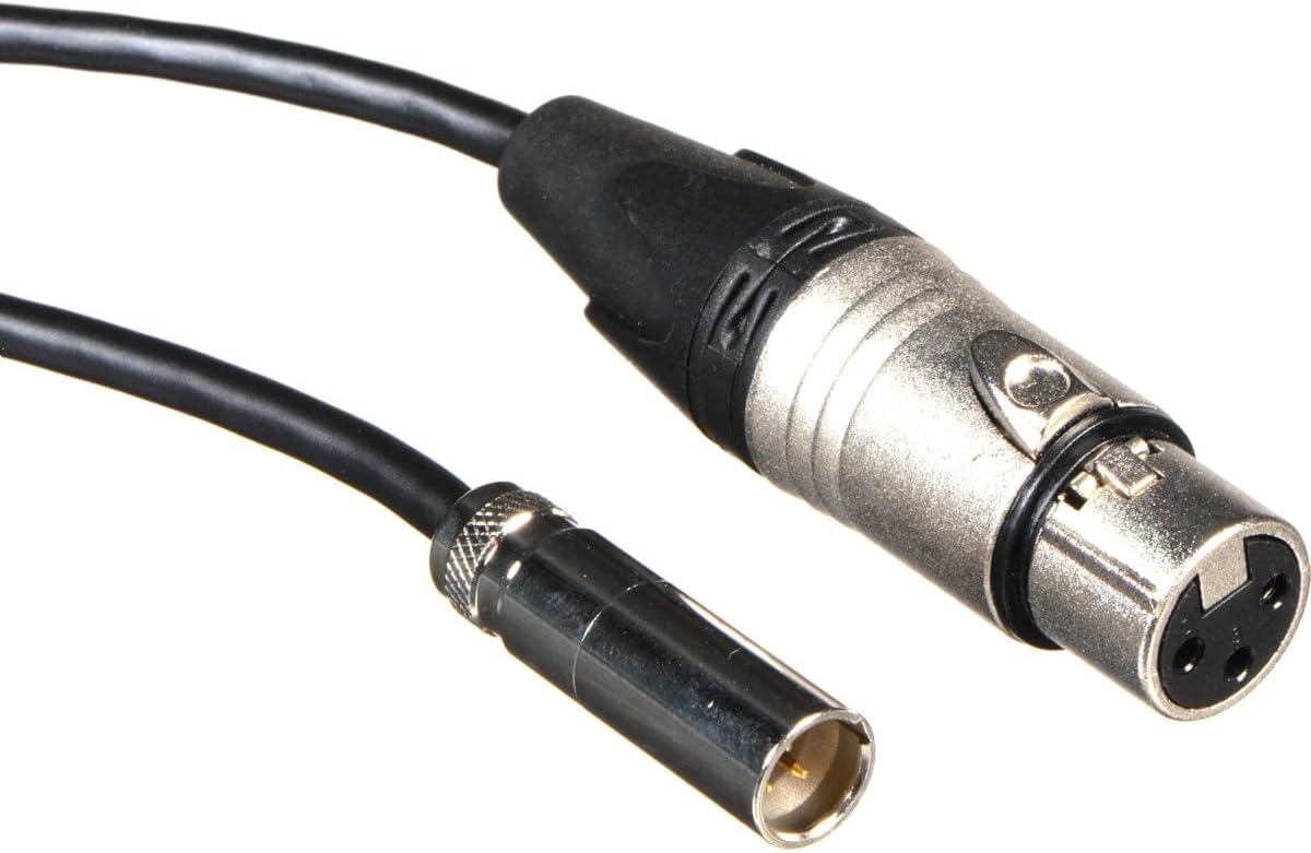 Blackmagic Design 19.5" Mini XLR Cable for Video Assist 4K Camera Monitor, Set of 2
