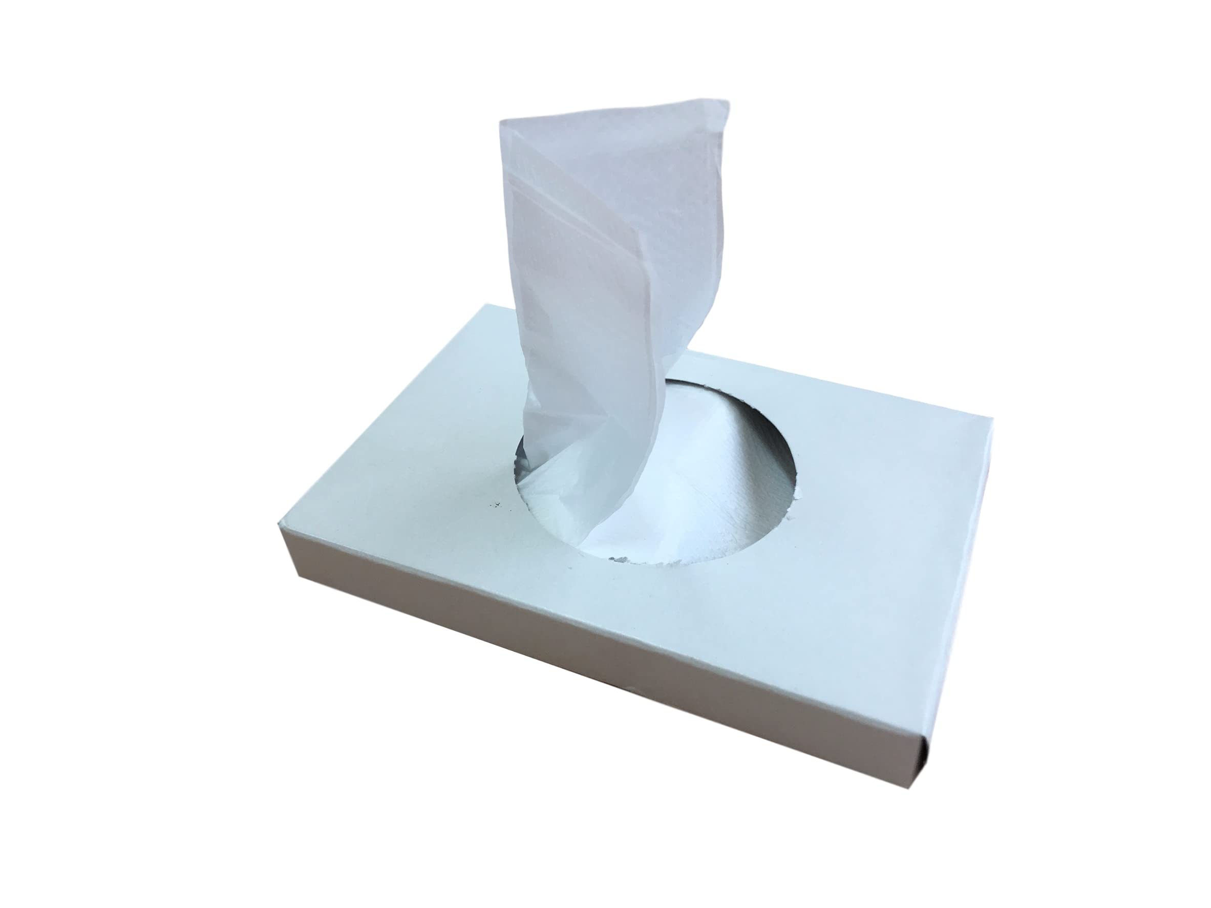 Jofel - AM30225, Bolsas Plástico para Compresa Femenina (1200 Ud. 25Ud X 48), para Ser Utilizadas en Dispensadores Especiales, Bolsitas Plegadas en «Z» para Dispensación Continua, Blanco