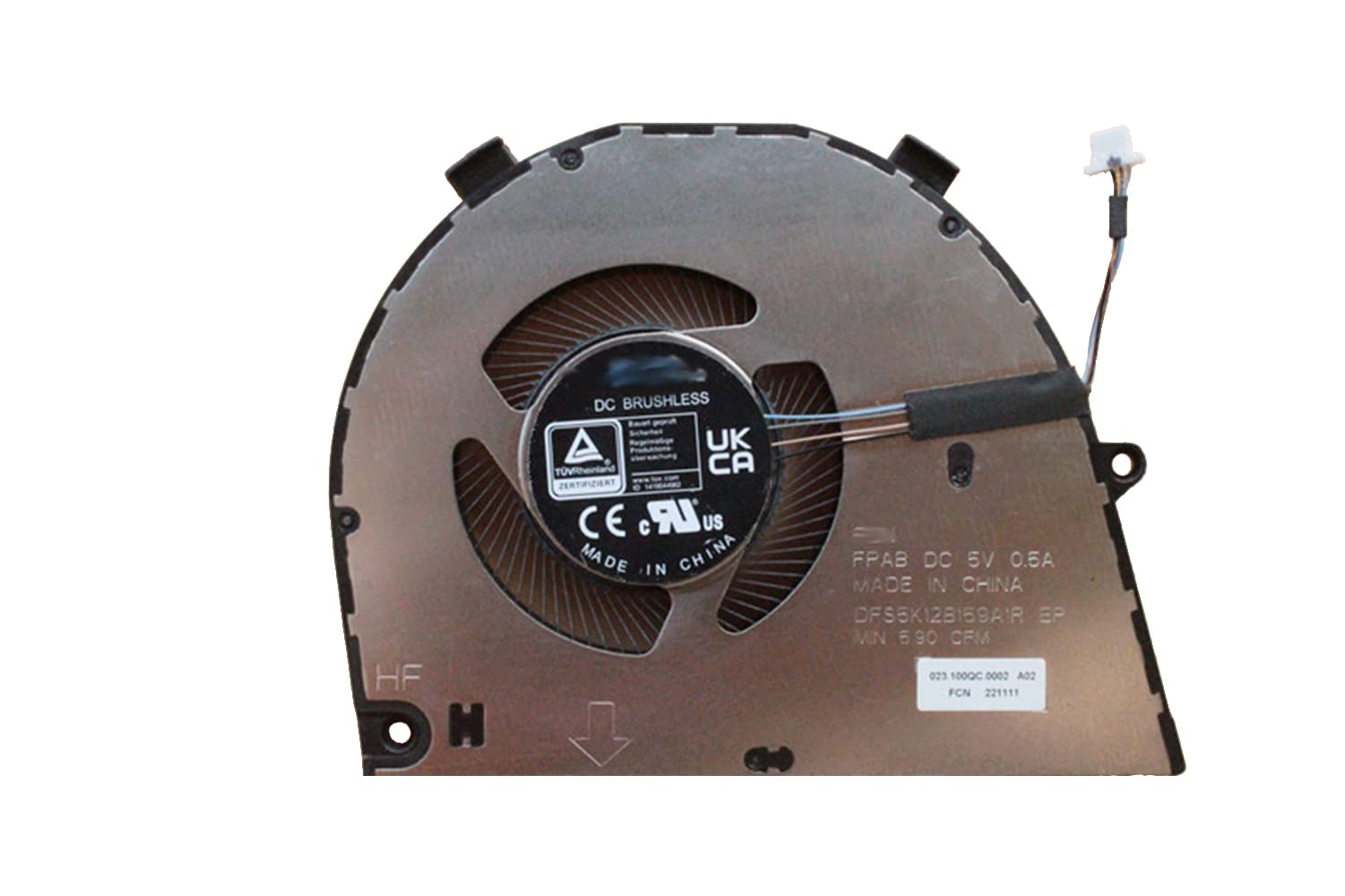 ZJCHAO ventilateur d'ordinateur Vostro 5568 Ventilateur de