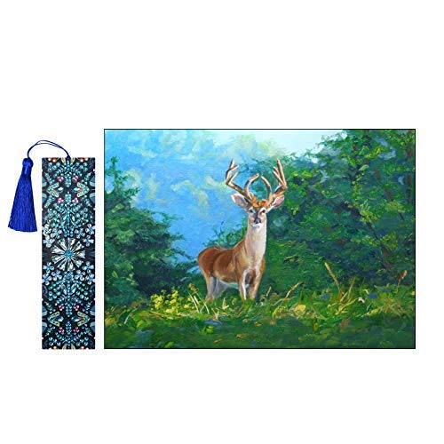 KENTING Diamond Painting, DIY 5D Diamond Painting by Number Kits, Round Full Drill Diamond Embroidery Paintings Pictures DIY Diamond Art for Adults and Kids with DIY Beaded Diamond Painting Bookmark