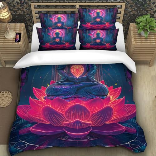 Housse de couette douce effet 3D motif brocoli en microfibre résistante