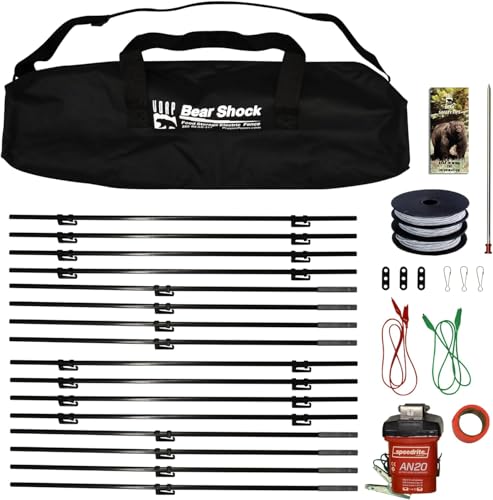 【Amazon.co.jp限定】超軽量 UDAP 米国製 ポータブル熊よけ電気フェンス キャンプ用 電池式フェンスキット（約13.7m×13.7m対応）正規輸入品（アメリカ森林警備隊採用品）電気柵 クマ撃退 熊撃退 アメリカ老舗熊撃退スプレーメーカーブランドのサムネイル