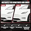 Touch Up Paint for Cars (Pearl White Multi-Coat PPSW), Compatible with Tesla Model Y/3/X/S, 0.4 fl oz Color Accurate 2-in-1 Car Paint Scratch Repair Pen, Easy to Use, Fast-Drying, Long-Lasting #4