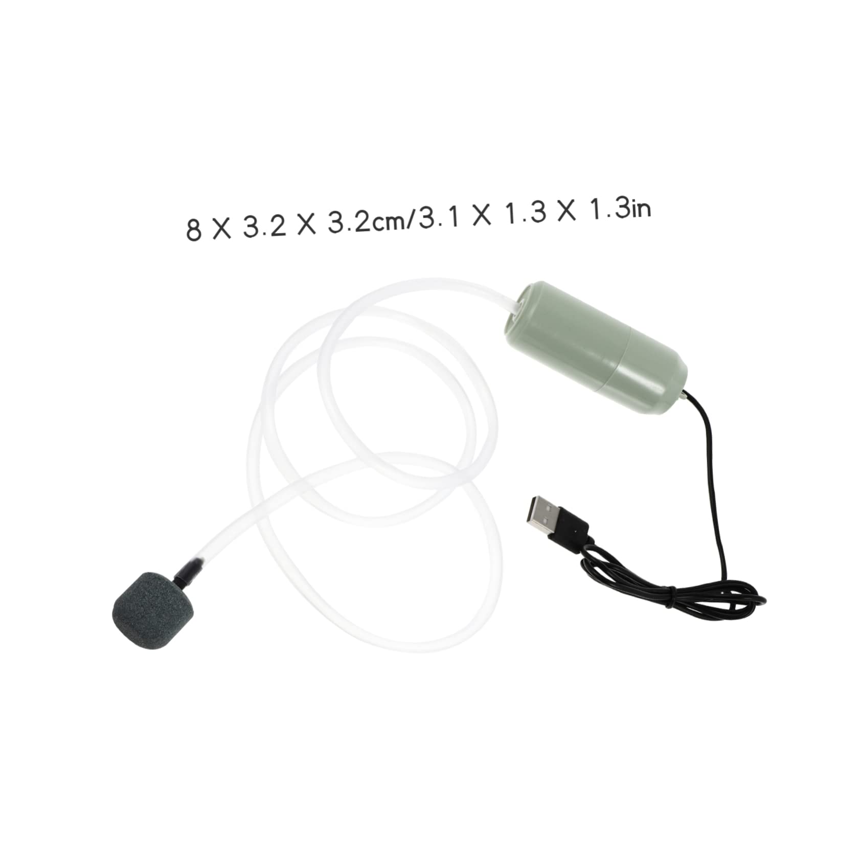 GALPADA 1 Set Mini Aquarium Pump Compact Oxygen Pump for Fish Tank Durable Design with Stable Bubble Output Easy Installation for Aquatic Plants and Fish Random Color