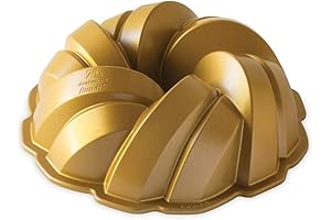 Nordic Ware NW 95577 Bundt Cake Pan, Baked Gold