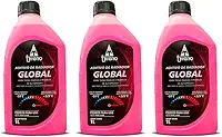 Kit 3 Litros Aditivo Radiador Global Rosa Pronto Para Uso Original Tirreno