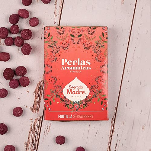 Sagrada Madre, Perlas Aromáticas Fresa, Perlas AROMÁTICAS, 40 Unidades