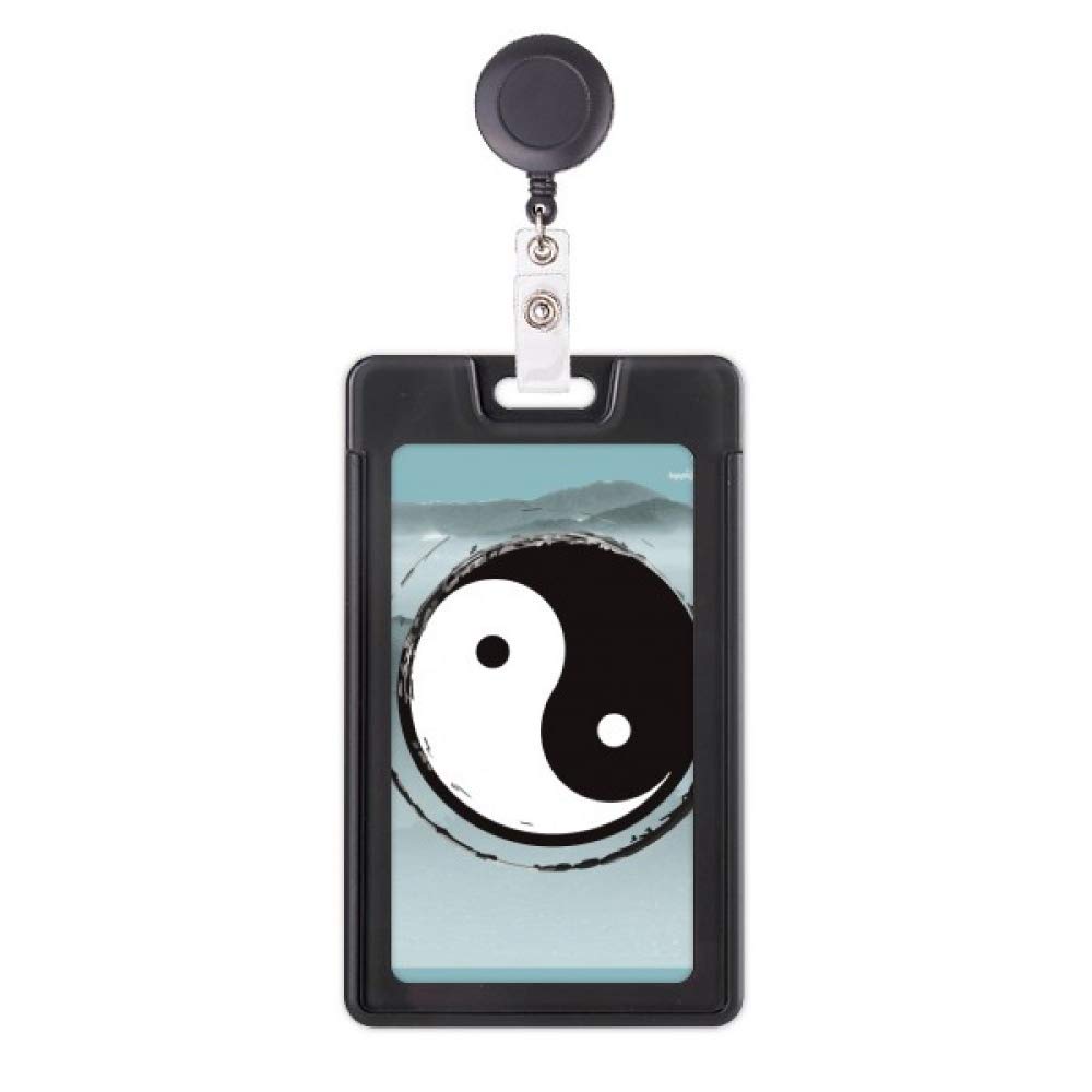 Étui rétractable pour badge porte-carte enrouleur robuste zen